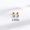 Nytt kirurgiskt stål Brosk Helix Öronpiercingar Tragus Ball Studs Skivstångsörhänge Mode Kroppssmycken