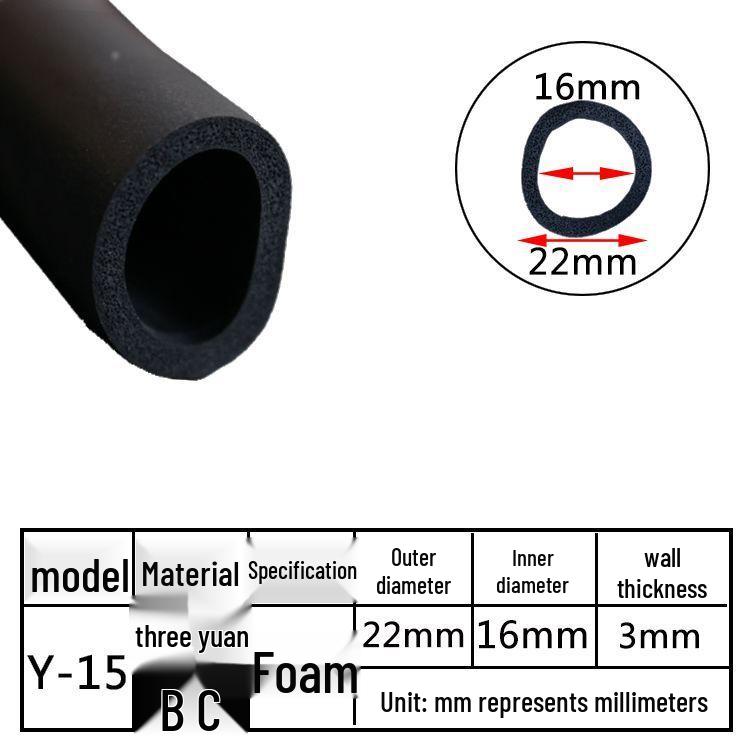 EPDM Hohlprofil-O-Ring-Dichtungsstreifen: Staubdichter, stoßdämpfender, kollisionssicherer Schwammrohr