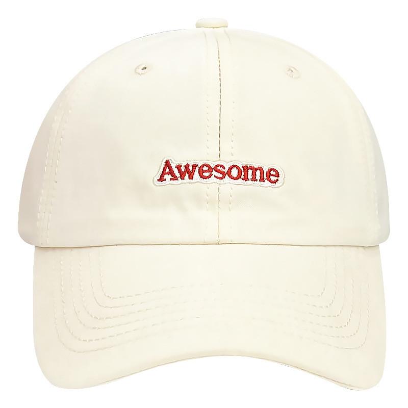 Cotton Embroidered Letter Baseball Cap For Women And Men Summer Casual Sun Hat
