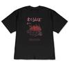 Japanese Aesthetic Cherry Print Tshirt Shortsleeved Graphic Tee Minimalist Art Casual Top Stylish Retro Kawaii Crew Neck Top
