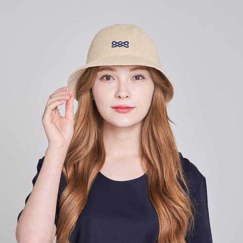 Suin Towel Dome Bucket Hat - Beige