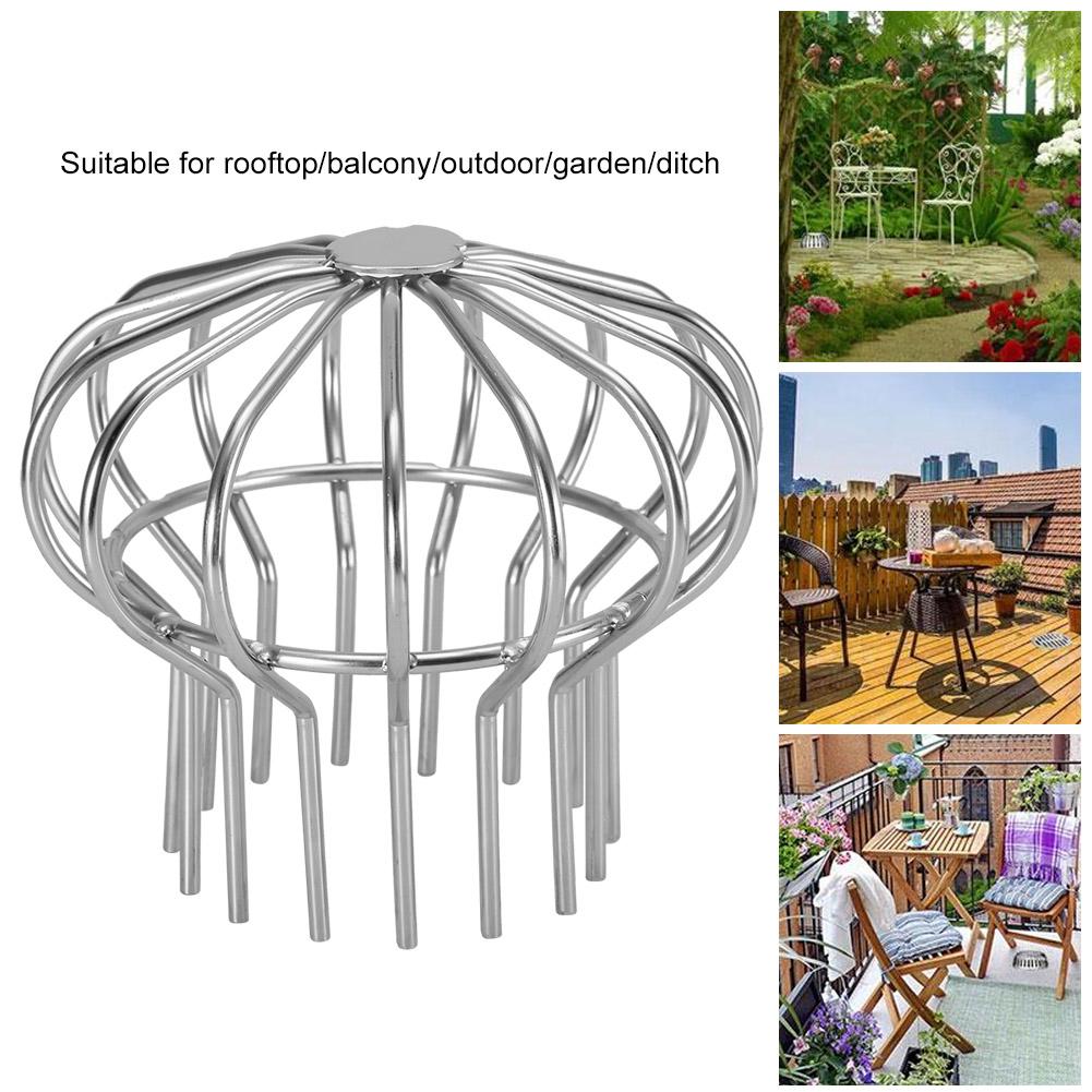 Stainless Steel Roof Drain Pipe Anti Blocking Floor Drain for Indoor Yard Use(Tube 110)