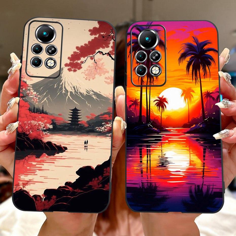 Fashion Painting Case For Infinix Note 11 Pro 11s Note11 Soft Silicone Phone Cases For Infinix Note11s 11 11Pro Covers Bumpers