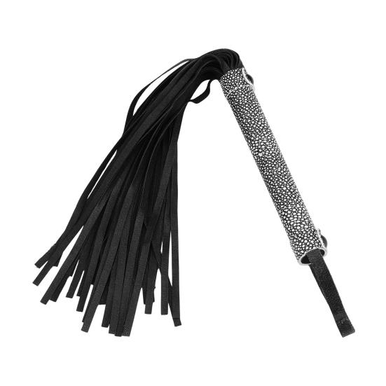 Faux Leather Flogger Whip Handmade Whip with Wooden Handle Adult Roleplay Whip Cosplay