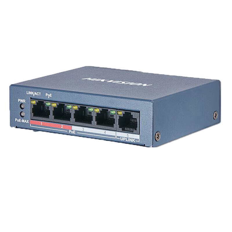

Hikvision 5-Port 100Mbps Unmanaged PoE Switch