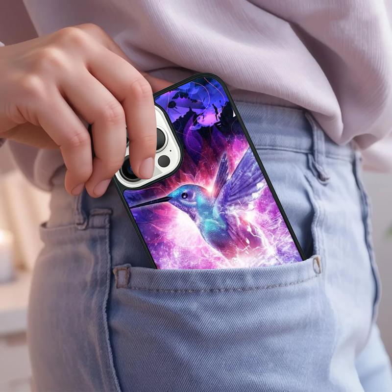 Hummingbird Phone Case For iPhone 17 Air 15 16e 14 13 Pro Max Coque 12 11 Pro Max PLUS cover