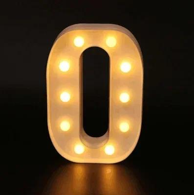 Wedding Decorative Name Number letters LED Lights Luminous Number Lamp Party Baby Bedroom Decoration Home Night Light