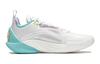 Li Ning YOUNG Speed 10 Sports Comfortable Lace Up Slip Resistant Anti Kick High top Basketball Shoes White Purple YKBT115-4