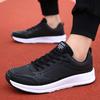 Sports Shoes Autumn and Winter Shoes Black Leather Surface Lightweight Shock Absorption Running Shoes Casual Travel Shoes