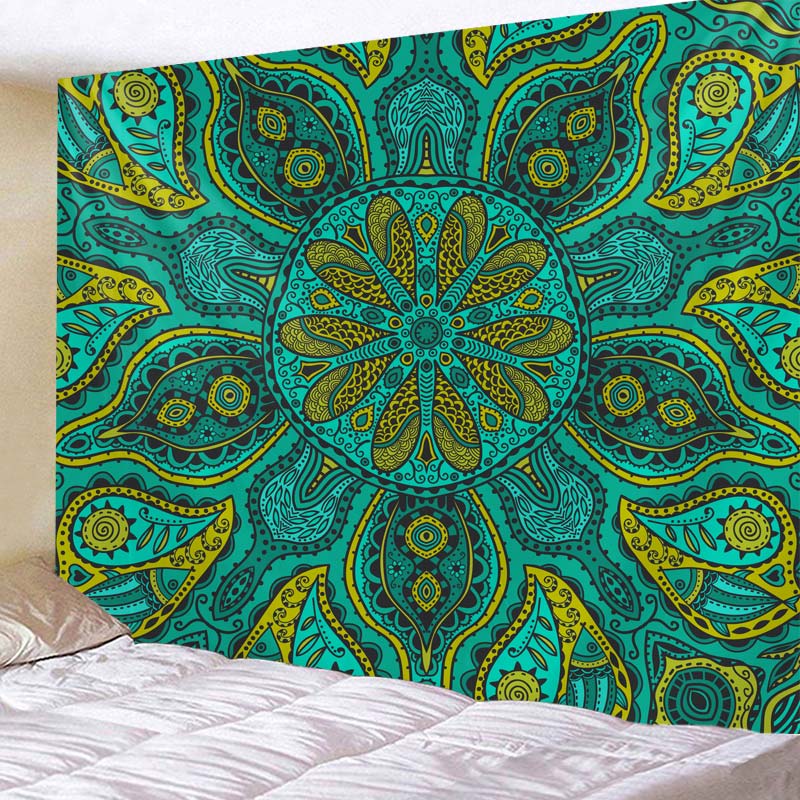 Mandala Psychedelic Tapestry Bohemian Wall Hanging Decor Blanket Indian Style Yoga Sleeping Tapestry Mandala Wall Fabric