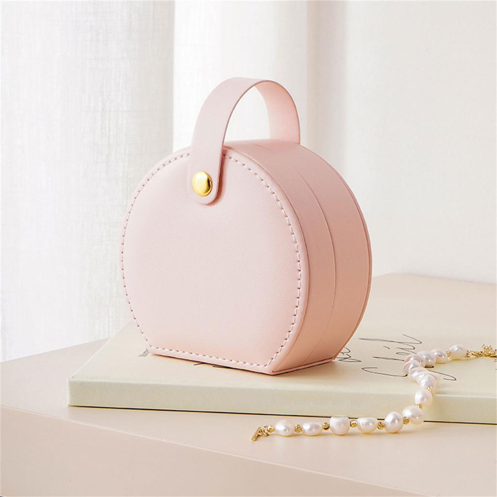 Compact Jewelry Storage Box Versatile Mini Jewelry Organizer Box Portable Display Stand Box Earring Holder Packaging