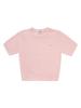 Mellotoli Line Boucle Short Sleeve Knit Top (2 Colors)