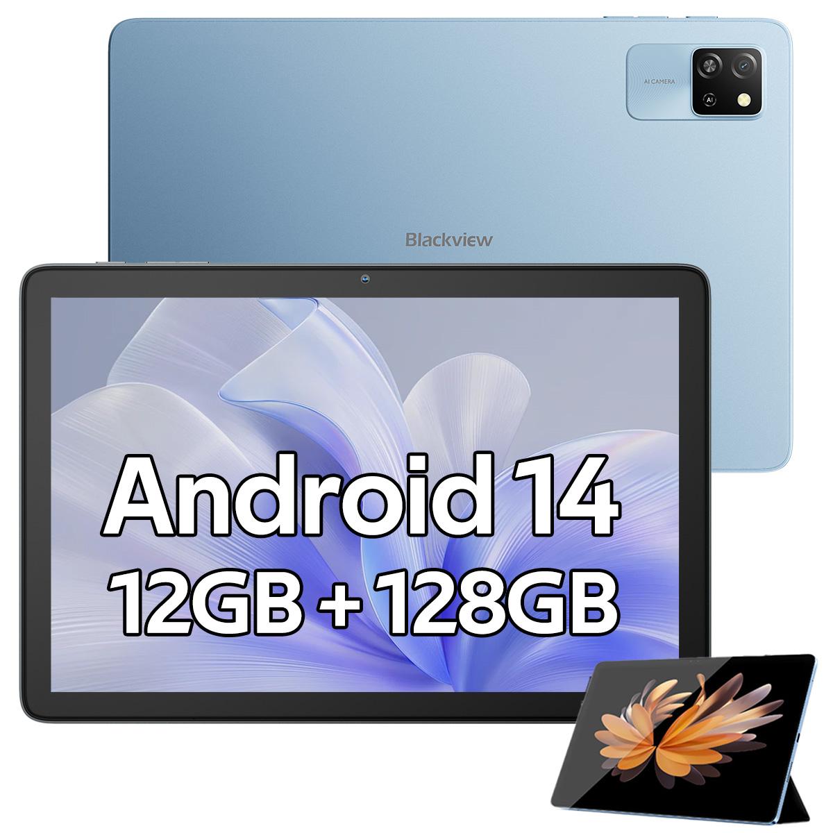 

Blackview Tab 60 WiFi Планшет 10,1 дюйма Android 14 12 ГБ/128 ГБ WiFi 6 Widevine L1 only tablet синій