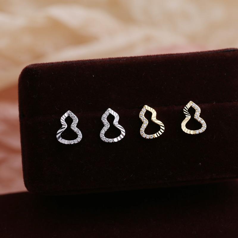 Xikong Gourd Earrings for Women Simple Fashion Niche Versatile Earrings New Exquisite Chinese Style Earrings