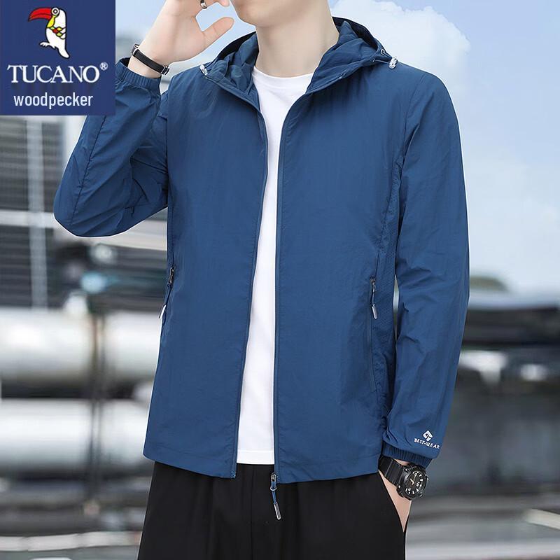 TUCANO Men s Hooded Sun Protection Jacket L