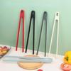 Pinças de silicone para torradas, pinças de tripé para cozinha, pinças antiderrapantes para cozinhar, grampos para churrasco, salada, acessórios para grelhar e cozinha