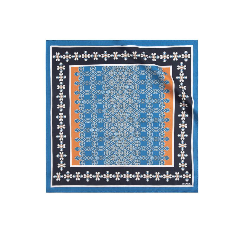 WENSLI Women's Victoria Mulberry Silk Square Scarf