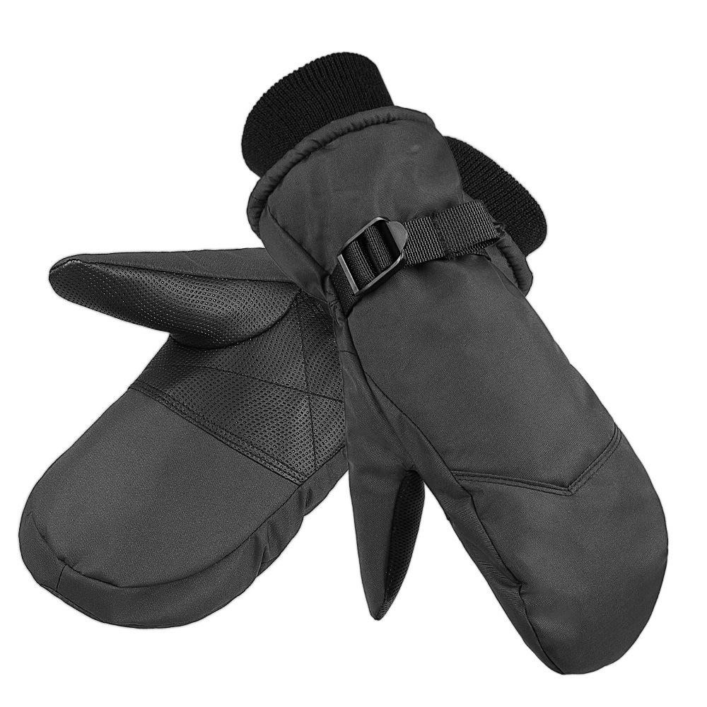 Autumn and Winter Children's Ski Gloves Stuffed with Velvet Thickened Outdoor Play Snow Men and Women Students Snowboard Warm Gloves