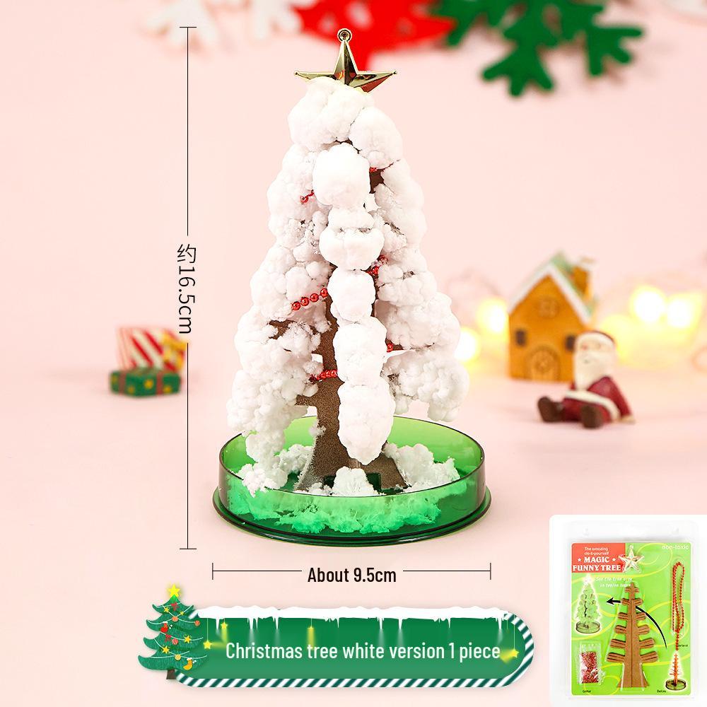 Magic Crystal Blossoms DIY Christmas Tree Science Kit for Kids