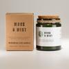 Greenman Woodwick Soy Candle – Moss & Mist