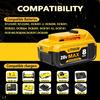 8.0Ah 20V Lithium-Ion Replacement Batteries for Dewalt Cordless Tools - Compatible with DCB200, DCB205, DCB206 & More