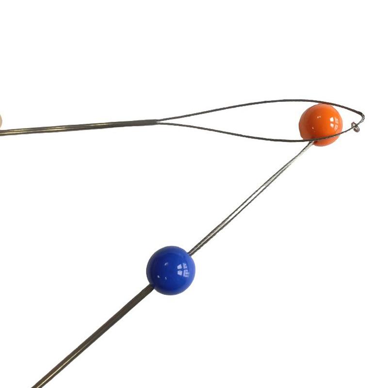 1 stk Auto Trekkline Og Lasso Verktøy Låsesmedrekvisitter Rekvisitter Rustfritt Stål Stålwirekule For Bildørlåsåpnerverktøy