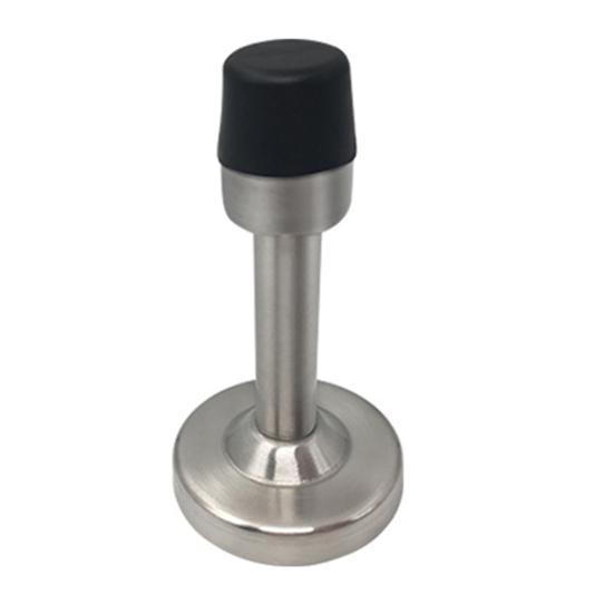 

Дверной держатель Двойной метод установки Противостолкновительный настенный дверной стопор из нержавеющей стали 75mm серебряный