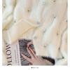 Autumn Winter Women Sweet Beading Soft Furry Mohair Knitted Sweater Christmas Short Cardigan Tops