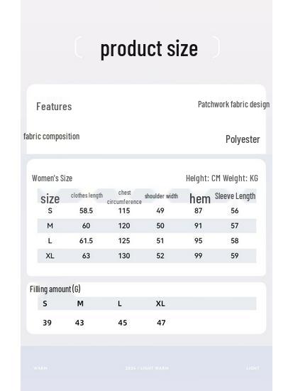 Yaya Women's Color-Block Lightweight Stand-Up Collar Down Jacket