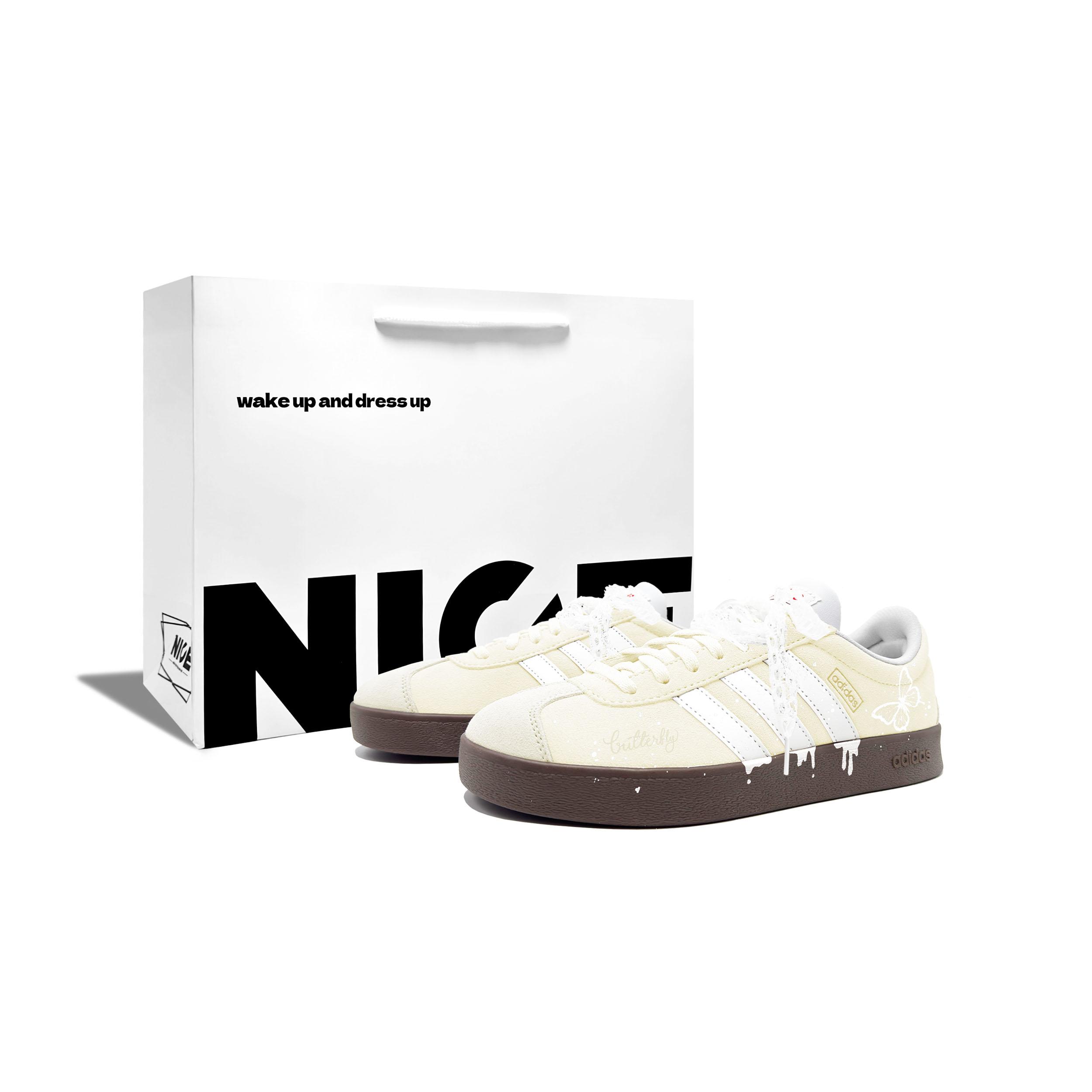 

Adidas VL COURT 2.0 Butterfly Language BOX Zhuo s Craft, Ambient, Girly, Good Looking, Dopamine Dressing, Fresh HQ1802(Team2342--BOX) 40