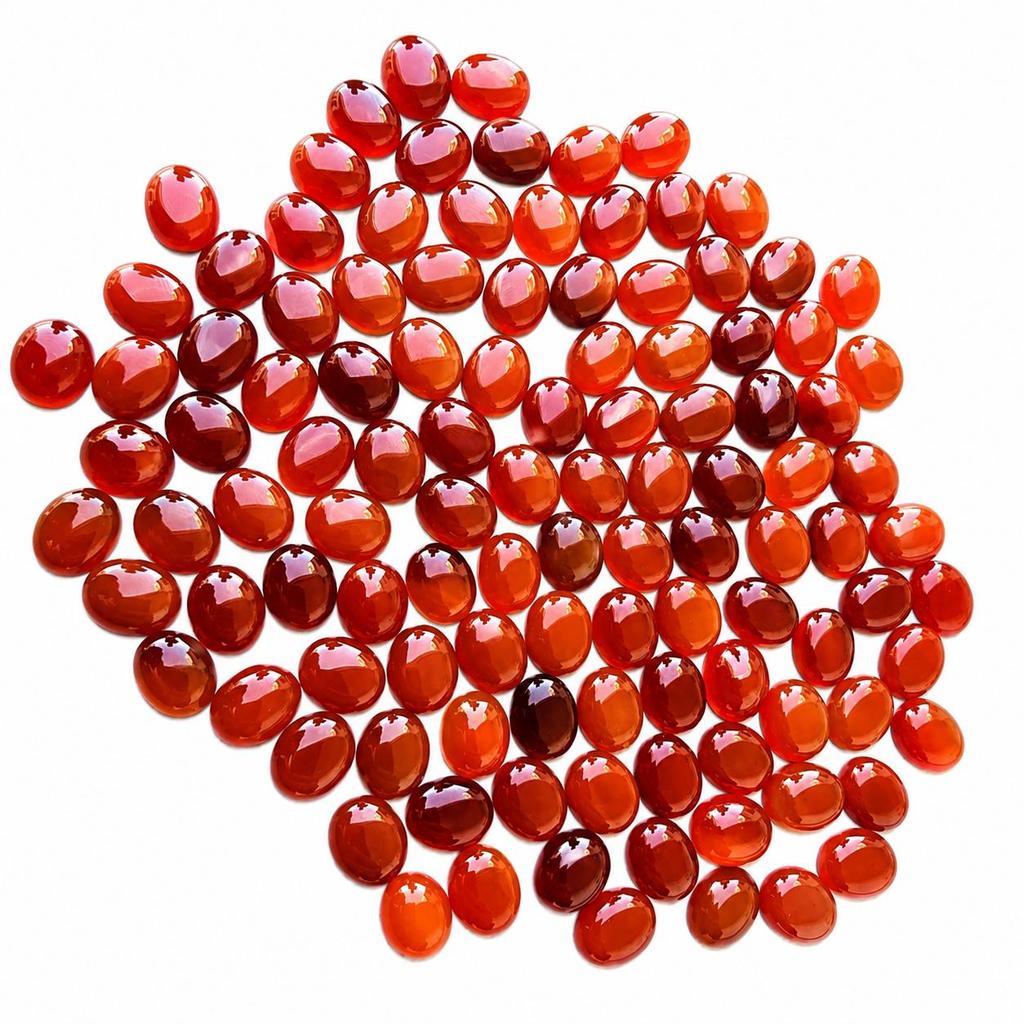 AAA+ Red Onyx Oval Cabochon Calibrated Wholesale Gemstone All Sizes Available