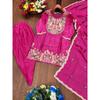 Presenting  New Designer Embroidered Dhoti Suit With Coding Sequence Embroidered Work