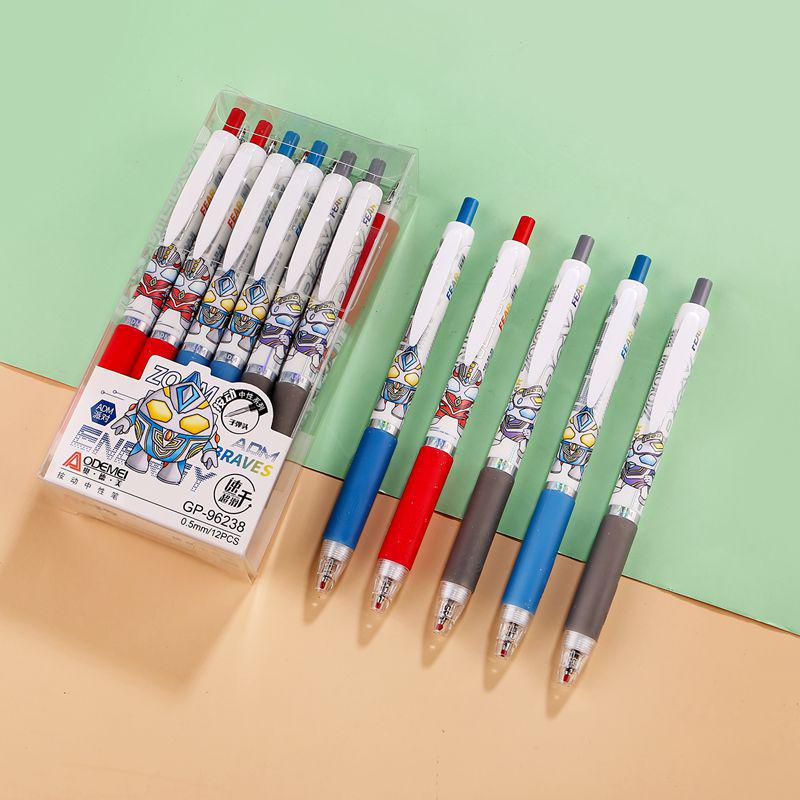 Offerta speciale: Penna Gel Retrattile Disegno Nero, Punta a Pallina 0.5mm, Click per Studenti per Uso Ufficio