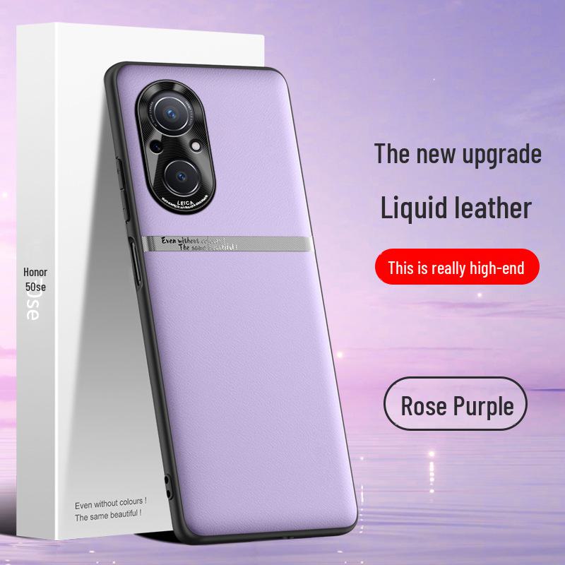 

Защитный чехол Liquid Leather Anti-Fall для Honor 50se - Защита от обрастания, Доставка по одному экземпляру Honor 50se