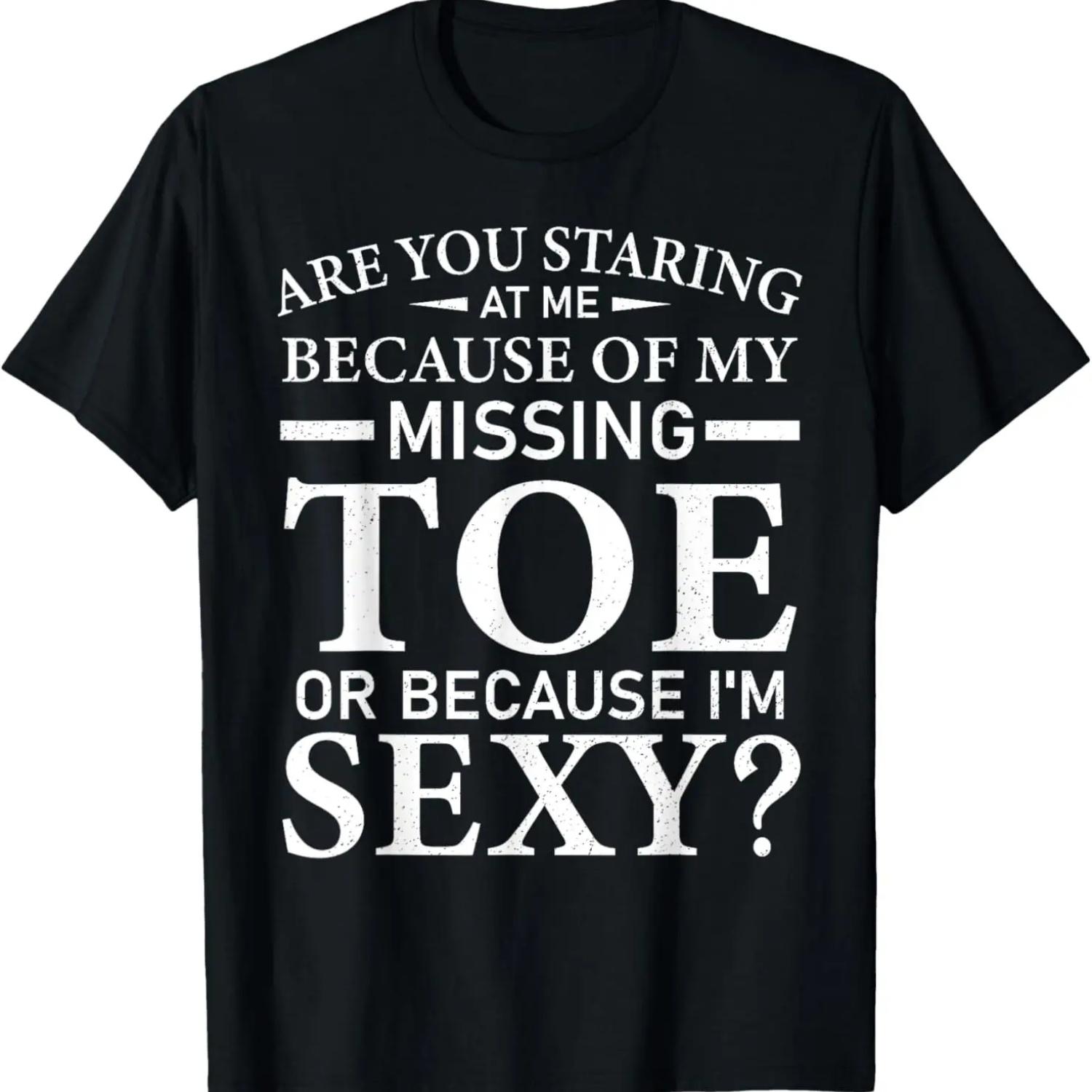 Toe amputee Funny toe amputation T-Shirt S чёрный