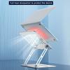 L307 Portable Laptop Stand Height Adjustable Metal Desktop Holder with Cooling Design