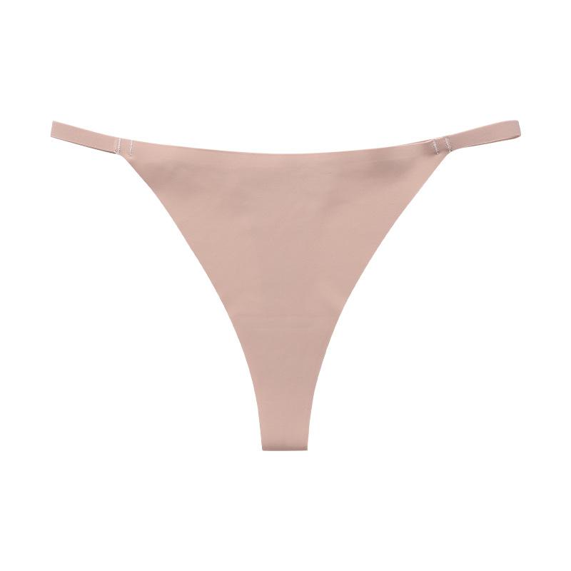 Sexy sports fitness T-shaped underwear women's low waist pure cotton crotch breathable European and American underwear pure cotton crotch t-word pants