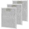 Updated W10169961A Range Hood Filter Replacement, 10.47x12 Inch Fits Whirlpool, Ikea, Kitchen Aid, Jenn Air, 3PCS 5-Layer Aluminum Mesh Hood Grease