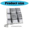 Fringed Arafat Scarf Breathable Shemagh Head Covering Ethnic Scarf for Travel and Outdoor Activity Cultural Event Wear