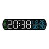 Digital Alarm Clock TEMP Humidity Date 2 Alarms Countdown Timing DST Snooze Table Clock Auto Dimmable 12/24H LED Clock for Decor