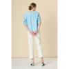 BCBG Raglan Embroidered Blouse B3m4b428