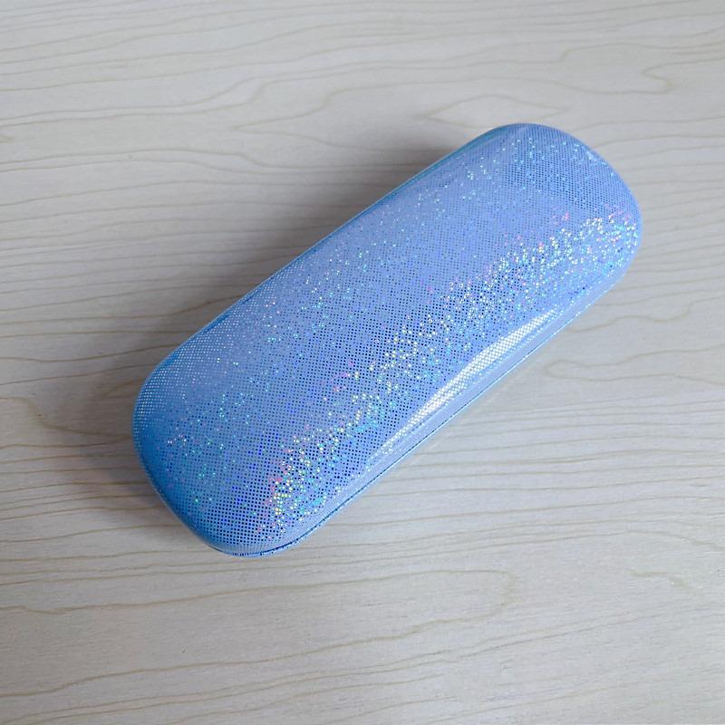 Laser-Etched Durable Metal Case for Optical Eyeglasses Colorful Eyewear Protector Simple Men's and Women's Eyeglass Storage Box