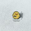 Little Yellow Duck Brooch/Badge, Cartoon Pin Buckle, Suitable for Clothing and Bag,Personalized Bag Pendant, Creative Decoration