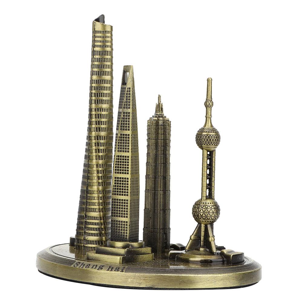 Shanghai Building Collection Model Oriental Pearl Tower Global Financial Center Souvenir