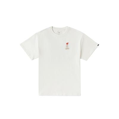 Vans X Artist Collaboration Round Neck Fashion Versatile Short Sleeve T-Shirt Unisex Tops Off-White VN000RNRFS8