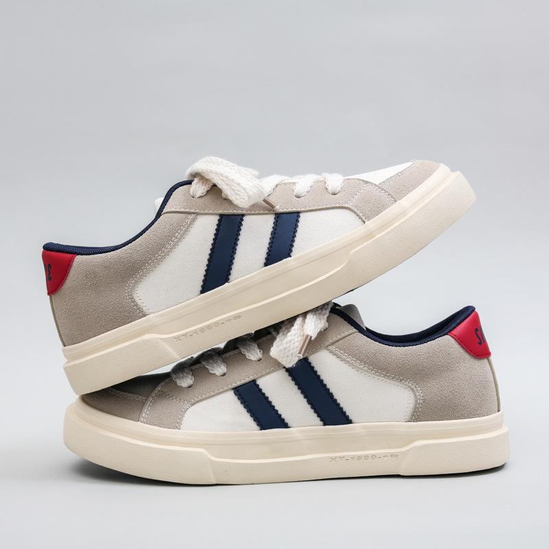 

Мужская обувь модные немецкие тренировочные туфли мужские новые нишевые шикарные корейская версия модная обувь универсальная повседневная 44 бежевый