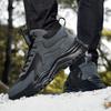 TUINANLE Winter Platform Shoes for Men Plush Warm Outdoor Sneakers Man's Lace Up Non Slip Snow Sports Shoes