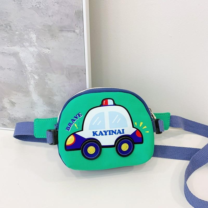 Bolsa Transversal Colorida Infantil Com Estampa de Carro Estilosa Ideal Para Meninos e Meninas na Pré-escola