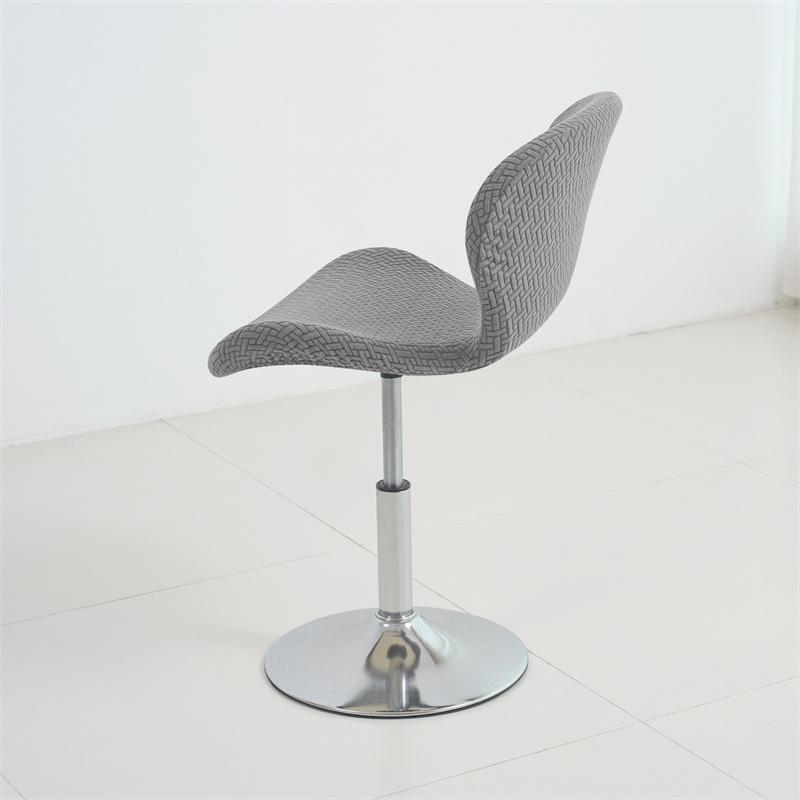 1pc Jacquard Butterfly Curved Bar Chair Cover Stretch Spandex Ant Chair Covers Elastic Bar Stool Seat Slipcovers for Living Room