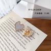 Korean Design Elegant Simulated Pearl Big Round Clip On Earrings Non Pierced Baroque Pearl Ear Clips for Women Jewelry